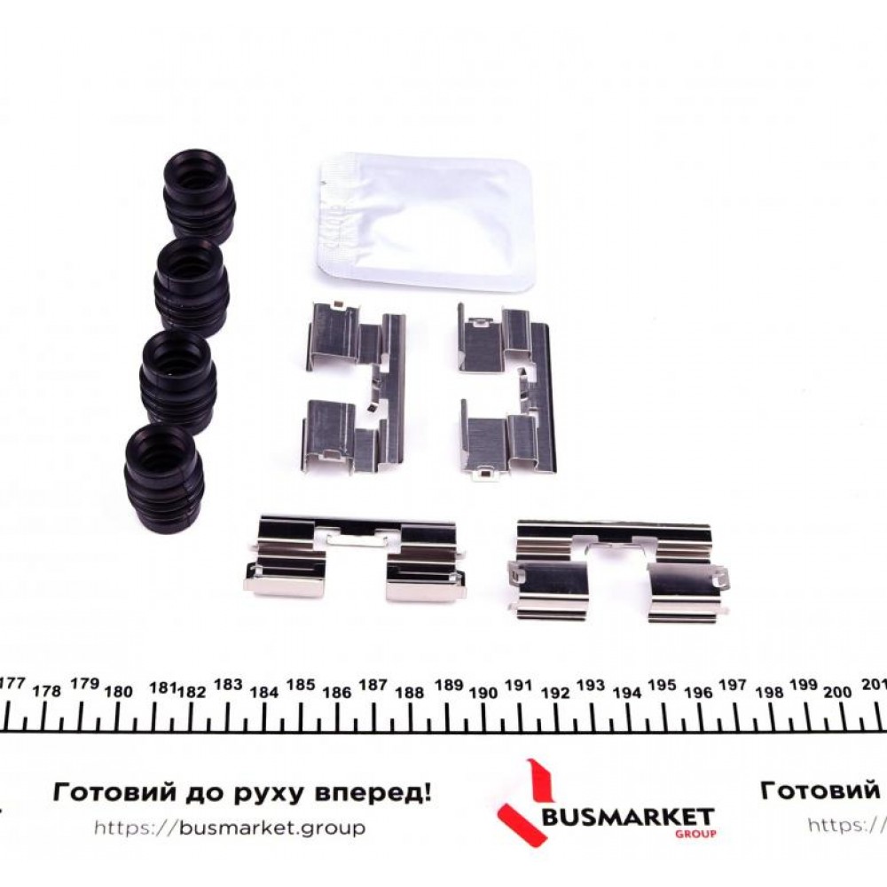 Планка супорта (заднього) прижимна (к-кт) Chevrolet Orlando/Opel Asra J 1.3-2.0CDTI 09- (Bosch)