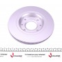 Диск гальмівний (передній) Citroen C2/C3/C4/Berlingo/Peugeot 206/Partner 96- (266x22) (з покр) (вент)