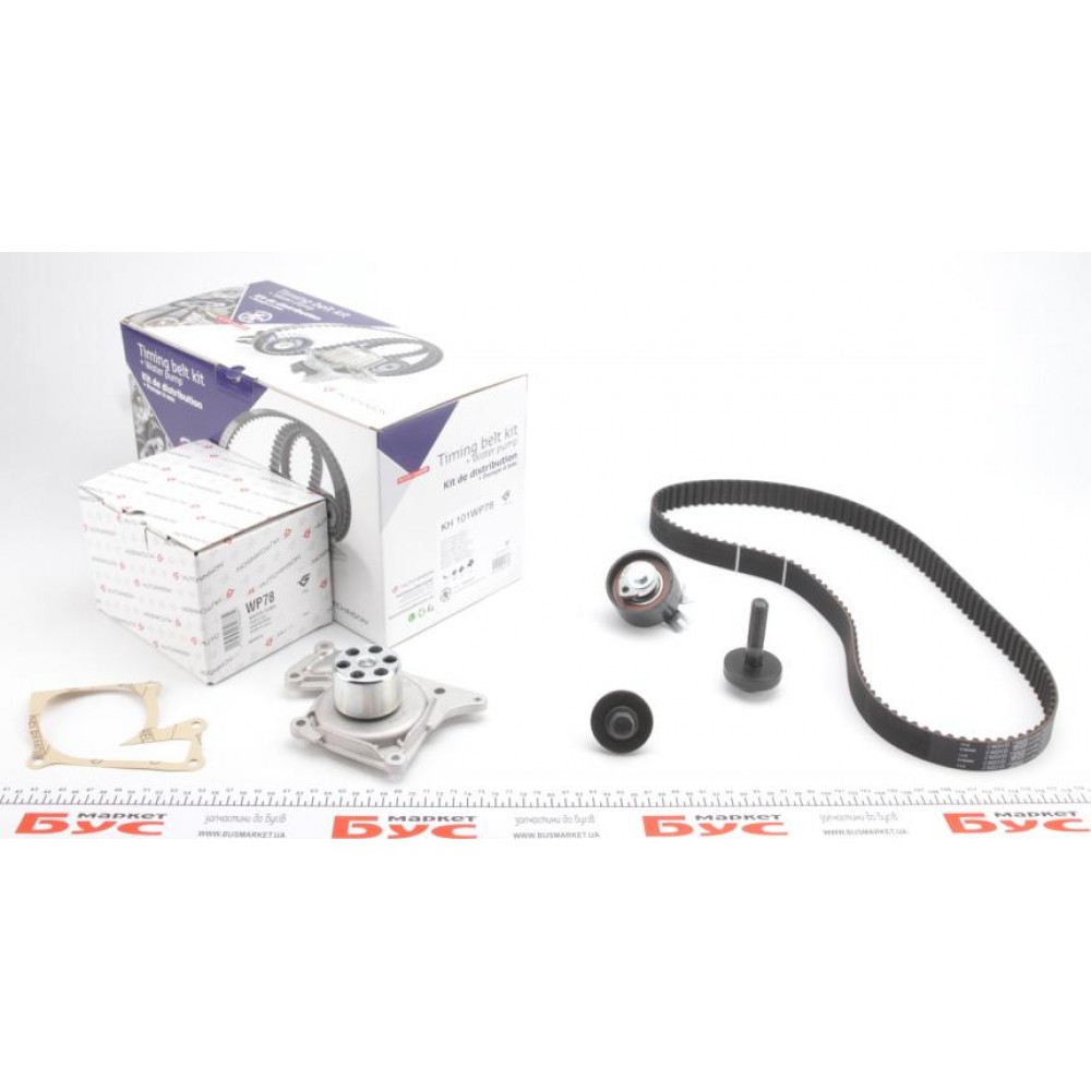 Комплект ГРМ + помпа Renault Kangoo 1.5dCi 10- (123x27)