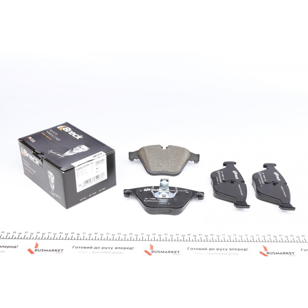 Колодки гальмівні (передні) BMW 5 (F10/F11)/6 (F06/F12/F13) 09- (Ate-Teves)