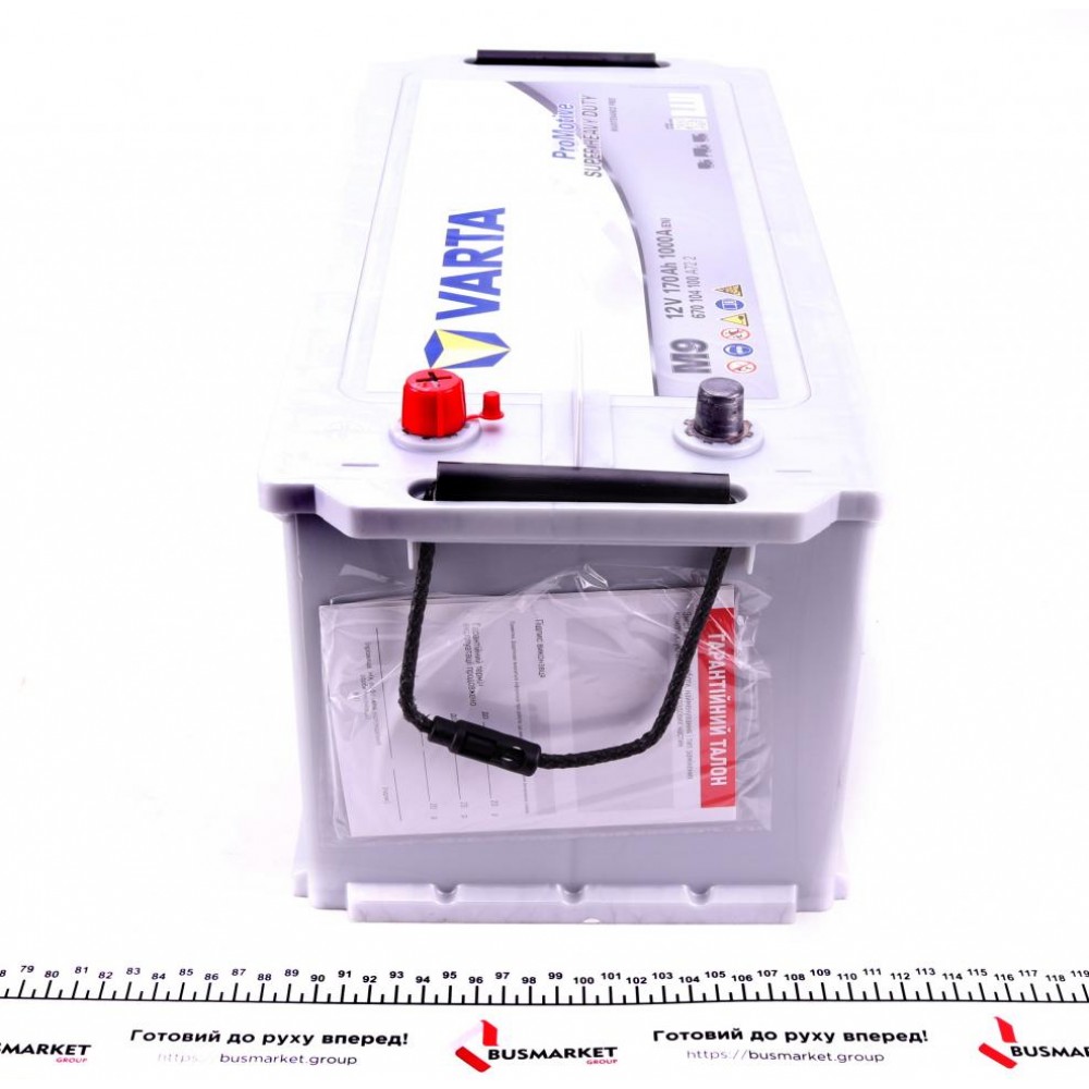 Акумуляторна батарея 170Ah/1000A (513x223x223/+L/B13) Promotive SHD M9 замінено на 670104100 A722