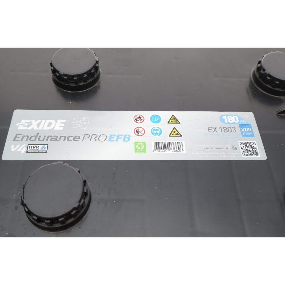 Акумуляторна батарея 180Ah/1000A (513x228x223/+L/B0) EndurancePro (EFB)