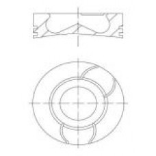 Поршень Volvo 7700/7900/8300/8500/8900/9300/9400/9500/B9/FM/FM9 99- (120.01mm/STD)