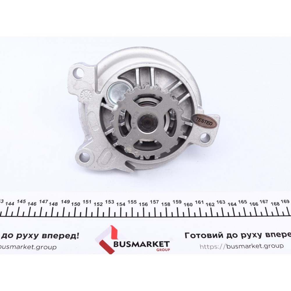 Комплект ГРМ + помпа VW LT/VW T4 2.5TDI 96-06 (122x21 / 81x26.5) (PA758) (3 ролика+2 ременя)