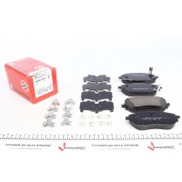 Колодки гальмівні (передні) Toyota Auris/Corolla 12-18 (Bosch) (з аксесуарами)