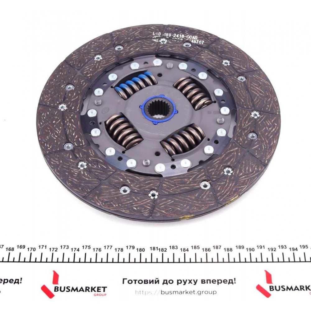 Комплект зчеплення Fiat Ducato 120/130 Multijet 2,3D 06-, 88/96kw, d=250mm