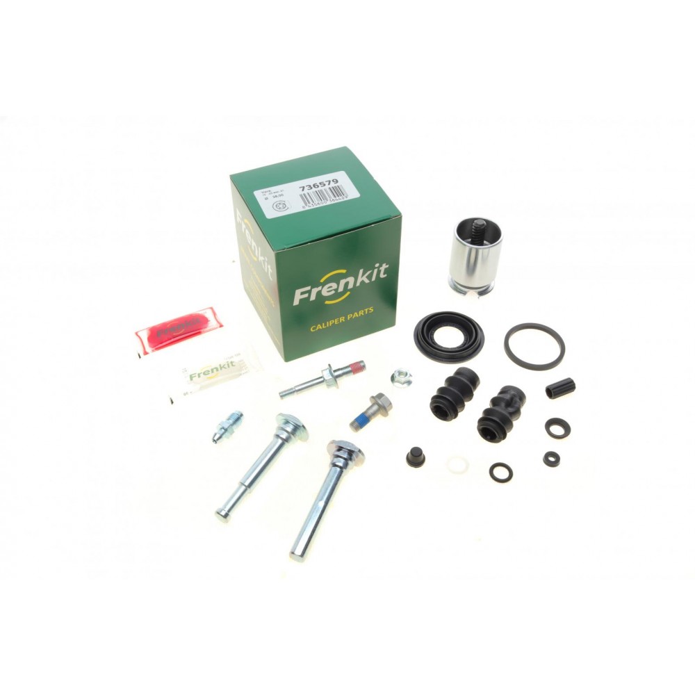 Ремкомплект супорта (заднього) Fiat Punto/Toyota Corolla 05- (d=36mm) (+поршень/направляюча)(Bosch)