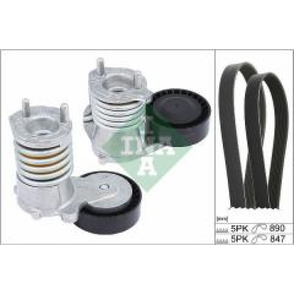 Комплект ременя генератора Ford Kuga I, 2.5, 02/08 - 11/12 , (6DPK1817 + 5PK848)