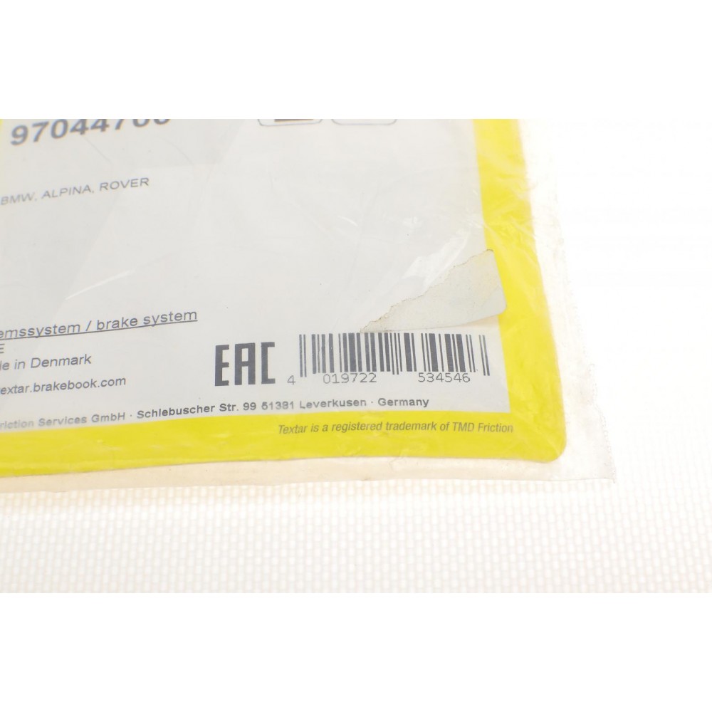 Ремкомплект колодок ручника BMW 3 (E90/E93)/4 (F32/F82)/4 GT (F36) 05-