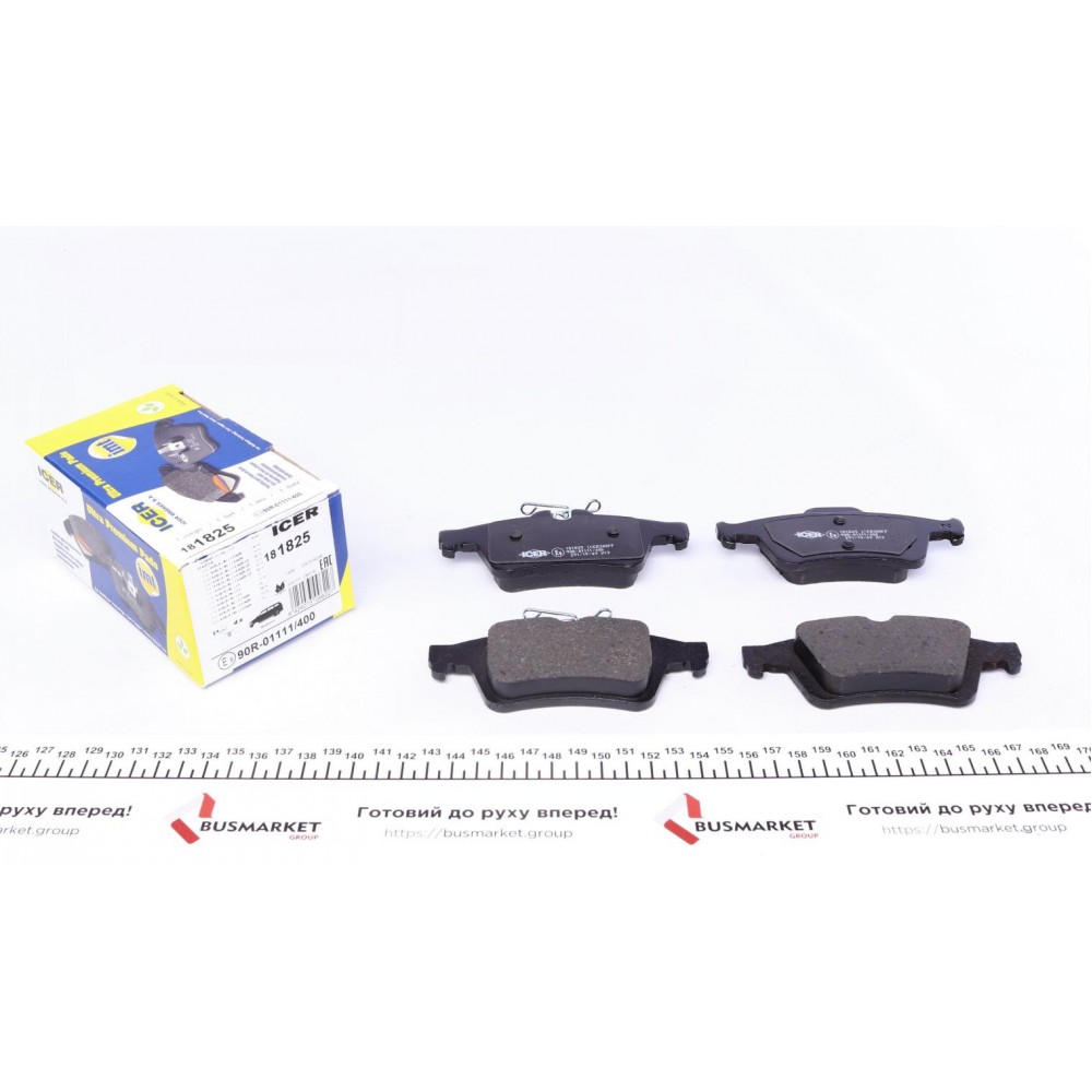 Колодки гальмівні (задні) Mazda 3 08-14/Mazda 5 10-/Saab 9-3 II 05-