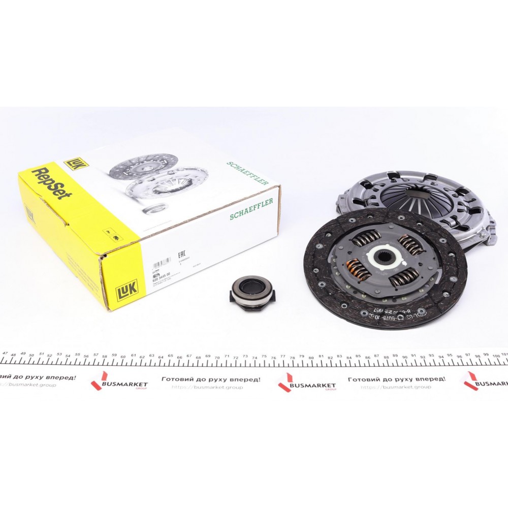 Комплект зчеплення Fiat Panda 1.3D 03- (d=200mm) (+вижимний)