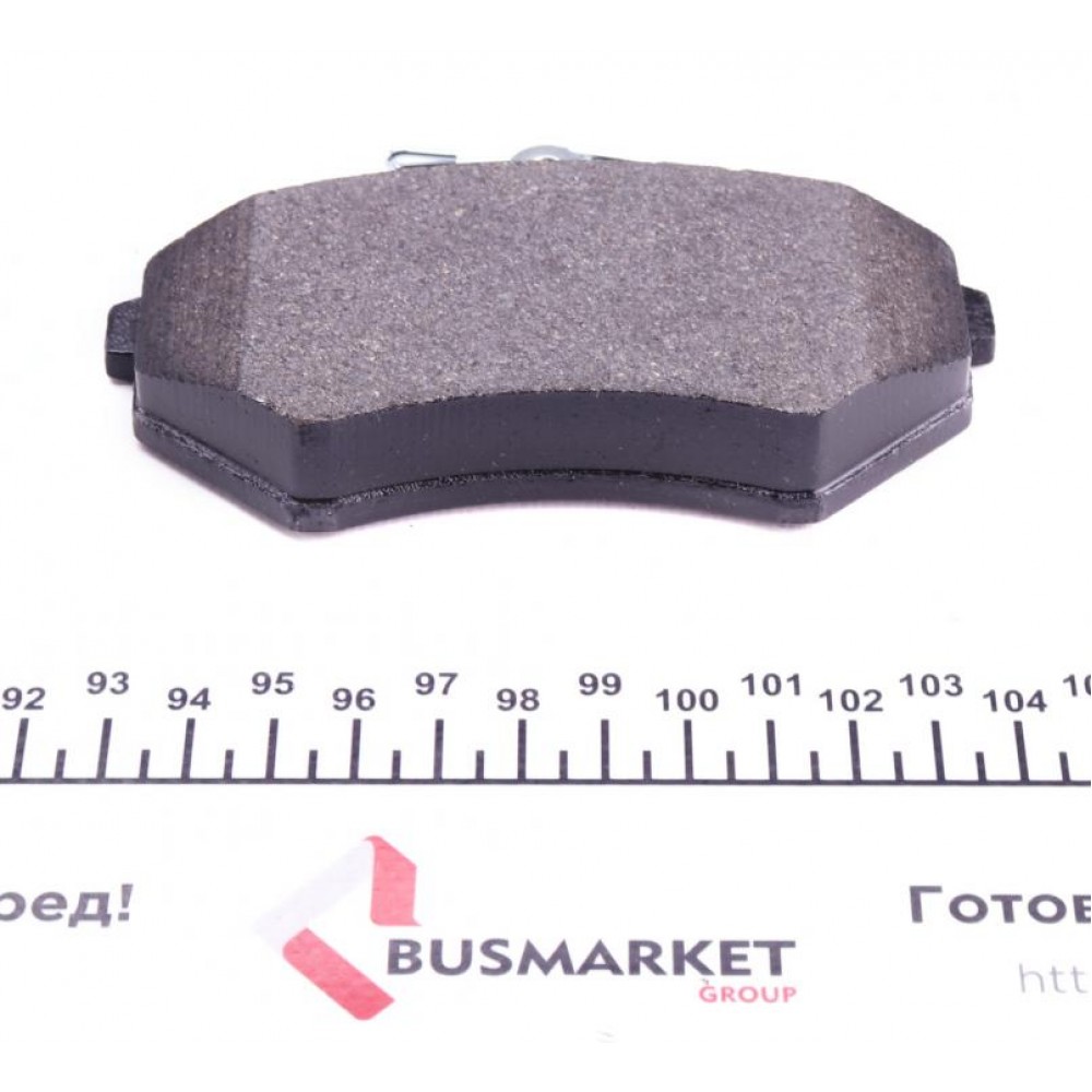 Колодки гальмівні (передні) Audi 80 -94/VW Golf III/IV -02/Caddy II -04/Vento -98 (119x69.5x19.6)