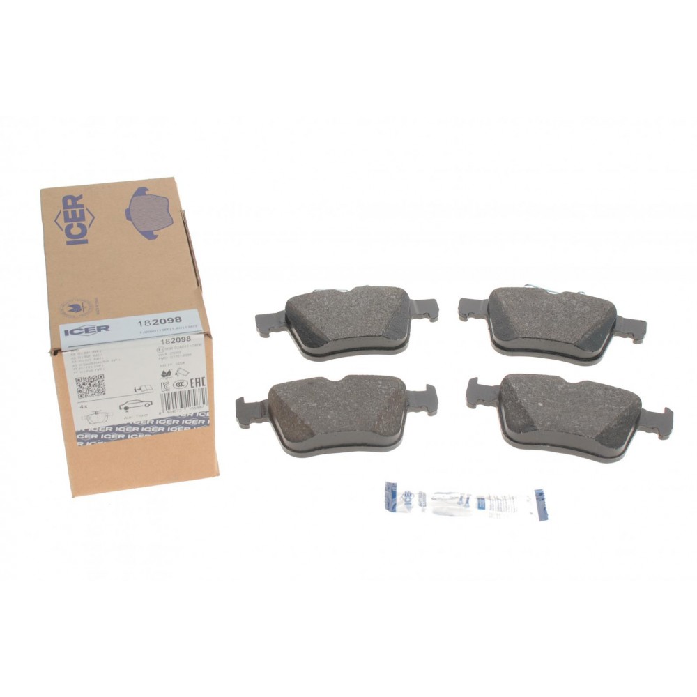 Колодки гальмівні (задні) Skoda Kodiaq/SuperB/VW Touran/Passat B8 14-/Golf/Seat/Audi A3 12-/Q3 18-