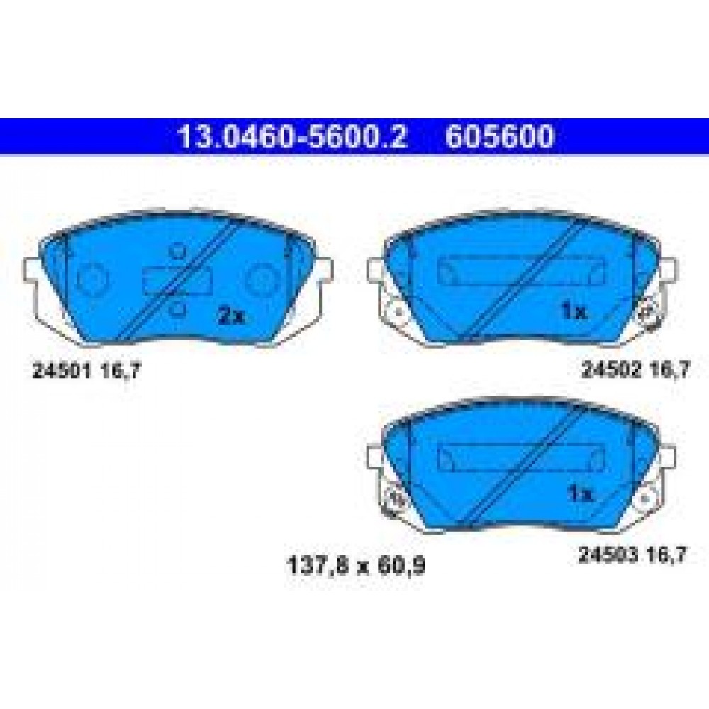 Колодки гальмівні (передні) Hyundai Tucson 15-/ I40 11-/ IX35 10-/ Kia Sportage 04- (Sumitomo)
