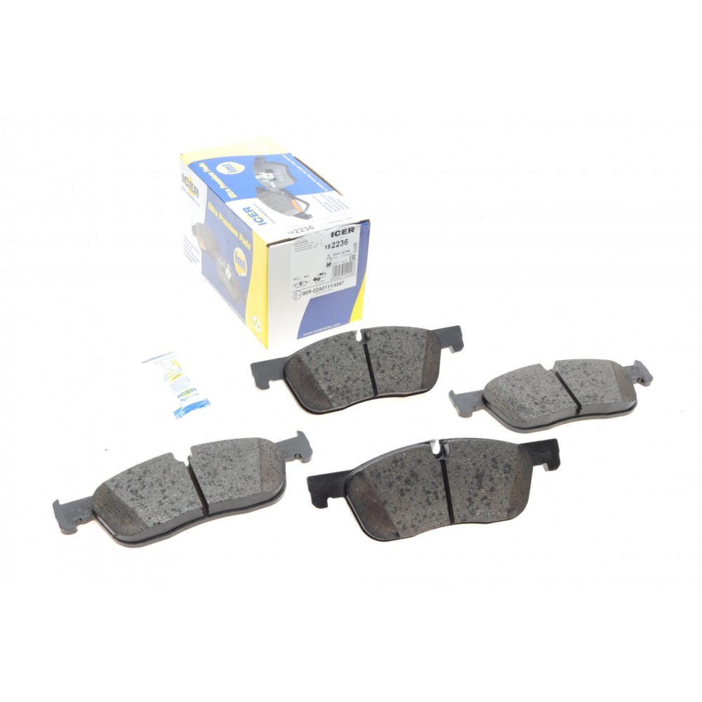 Колодки гальмівні (передні) Land Rover Discovery/Range Rover 2.0D 11- (Ate - Teves)