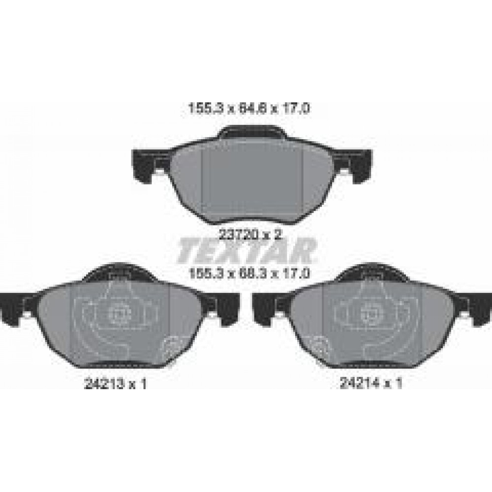 Колодки гальмівні (передні) Honda Accord 03-12 (Teves) Q+