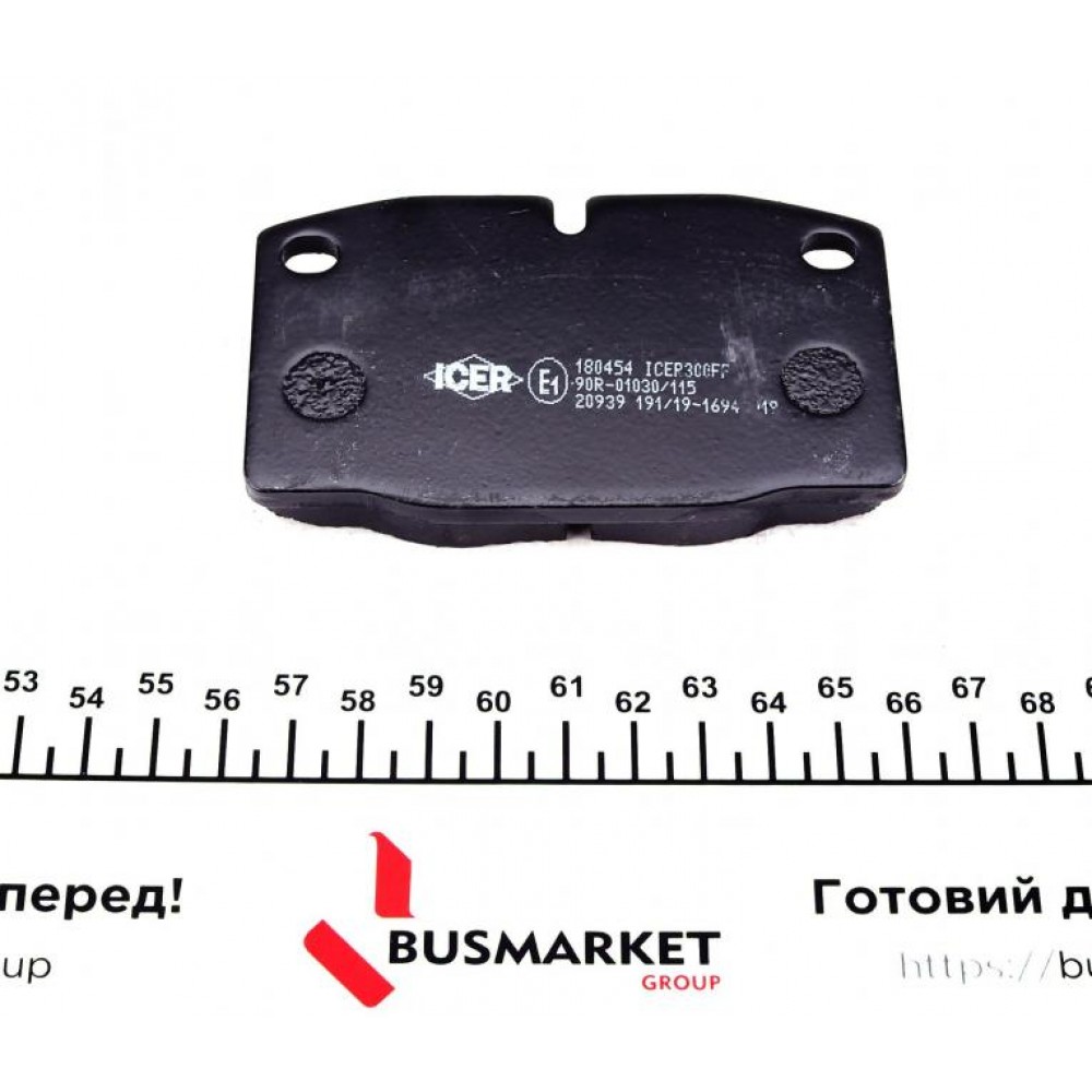 Колодки гальмівні (передні) Opel Ascona B/C 75-88/Corsa A/Omega A/Vectra A 83-95/Kadett D/E 79-93