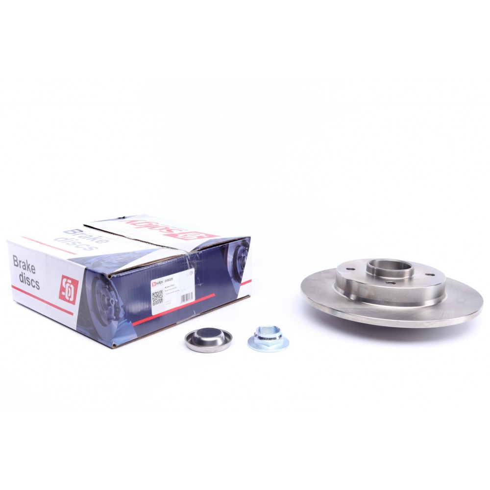 Диск гальмівний (задній) Citroen C4/Peugeot 207/307 05- (249х9) (+ABS) (з підшипником) (d=30)