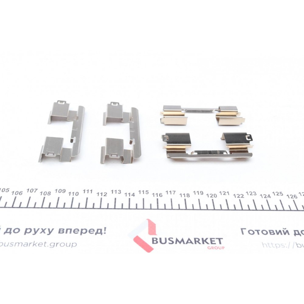 Планка супорта (заднього) прижимна (к-кт) Opel Astra J/Zafira 1.4-2.0CDTI 11- (Bosch)