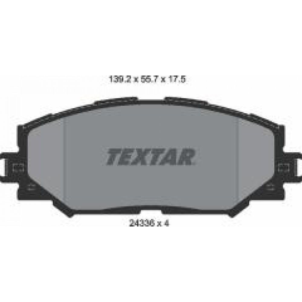 Колодки гальмівні (передні) Toyota RAV4 III 06-/Auris 07- (Akebono)
