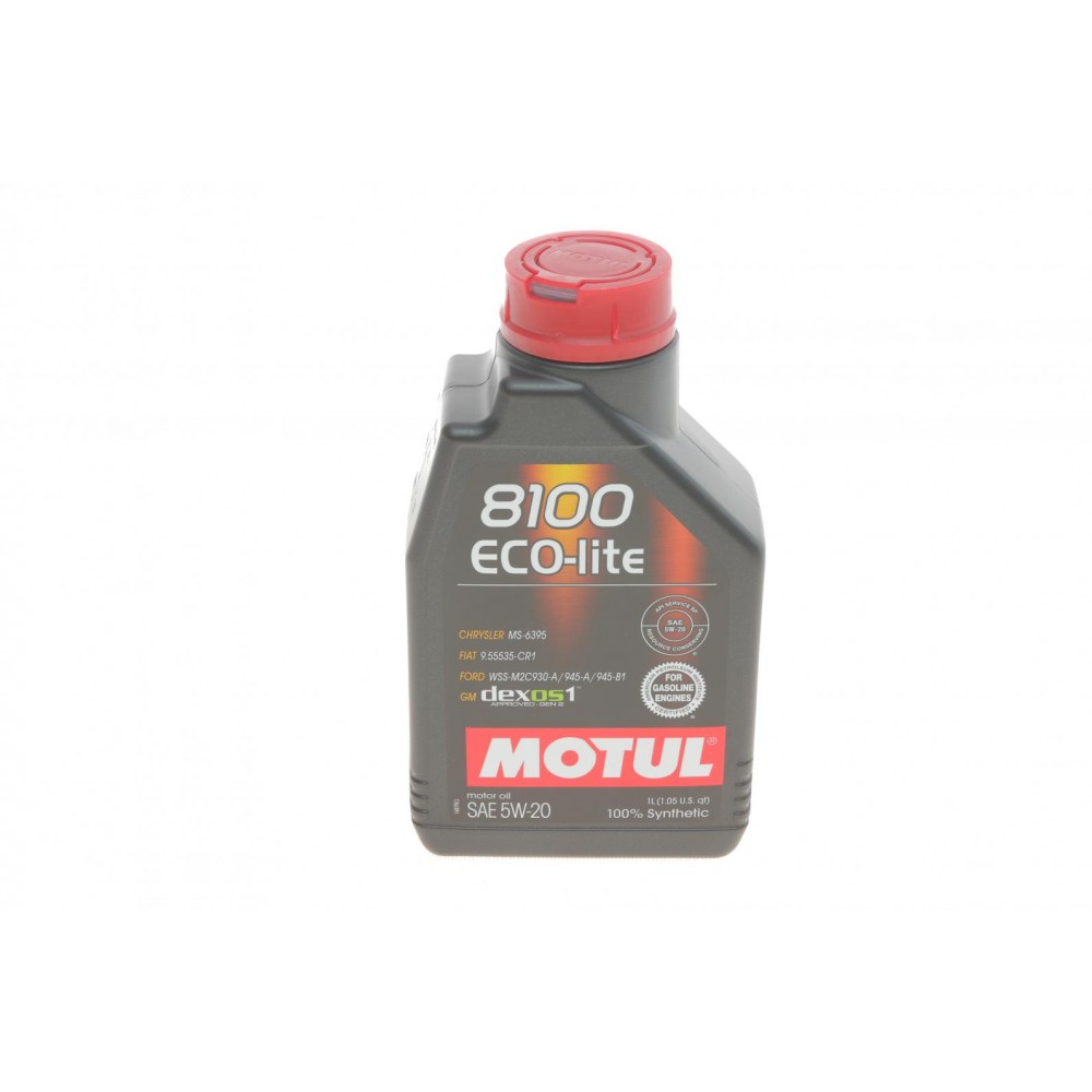 Олива 5W20 8100 Eco-lite (1л) (GM dexos1/M2C 930-A/M2C 945-A) (109102)