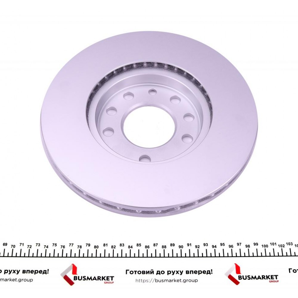 Диск гальмівний (передній) Opel Combo 01-11/Astra 98-/Zafira/Meriva 99-15 (280x24.9) (з покр.) (вент)