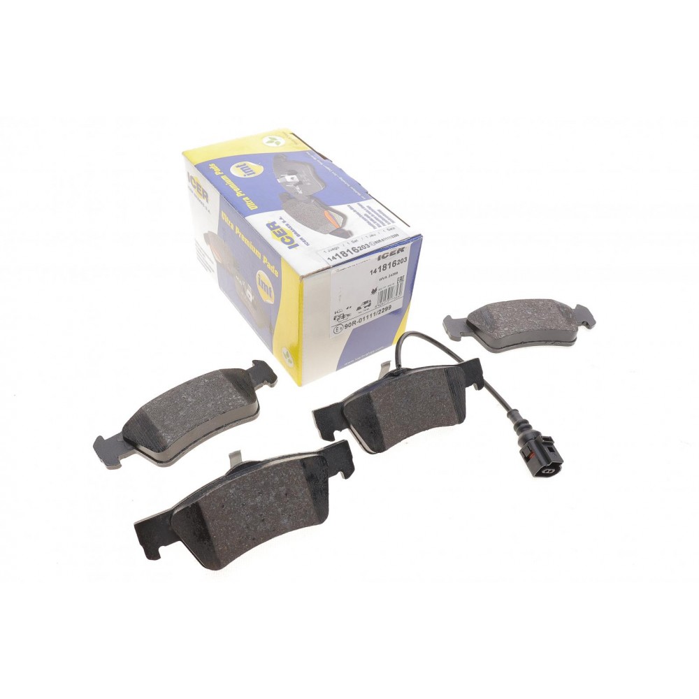 Колодки гальмівні (задні) VW Touareg 03-10 (+датчики L=250mm)