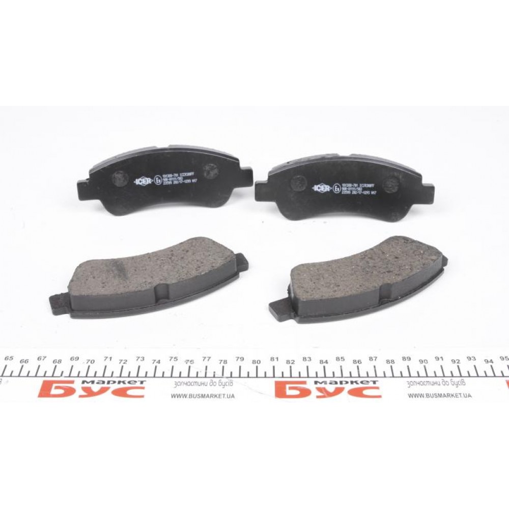 (замінено на 181388-402) Колодки гальмівні (передні) Citroen Berlingo 96-11/C2/C3/C4/Peugeot 00-