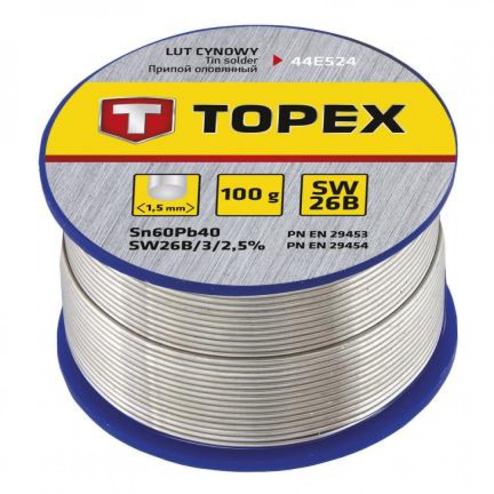 Припій олов'яний (d=1.5mm) (100g)
