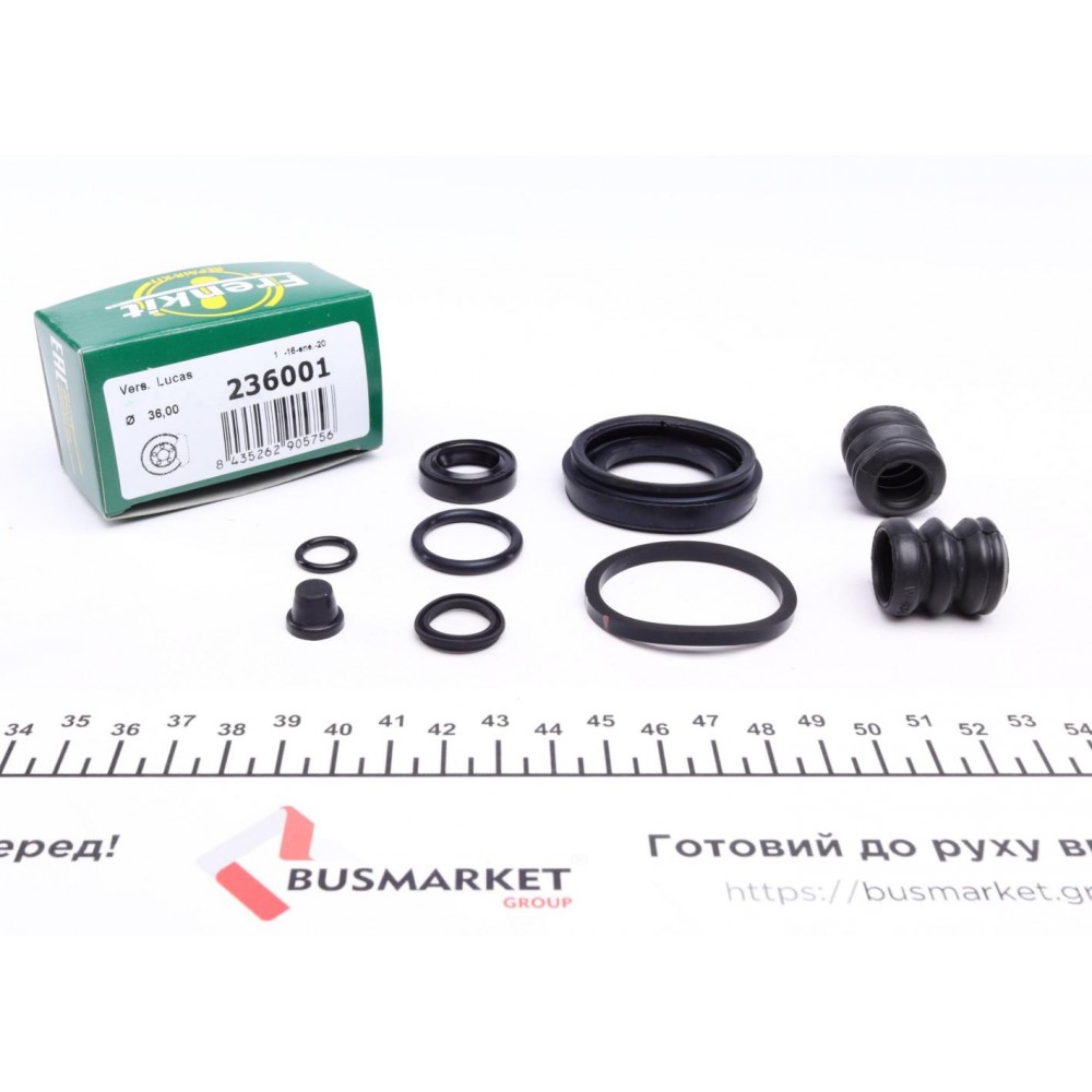 Ремкомплект супорта (заднього) VW Golf 82-97 (d=36mm) (Lucas)