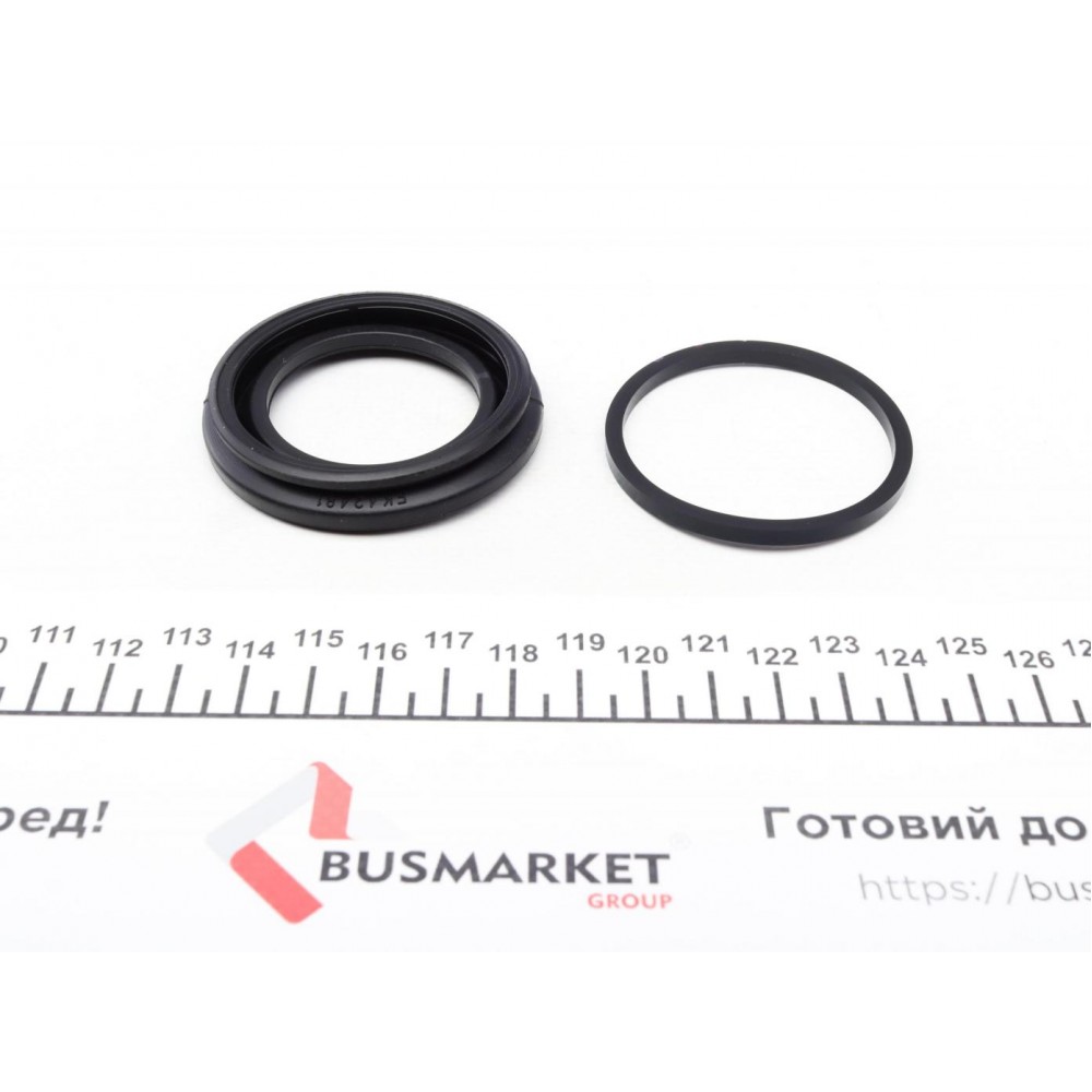 Ремкомплект супорта (переднього) Daewoo Matiz 98- (d=48mm) (+поршень) (Dac)