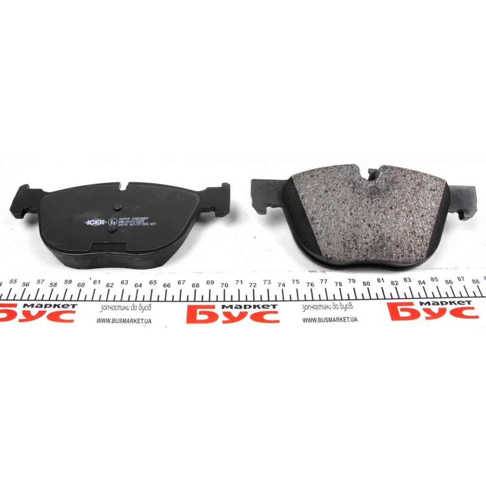Колодки гальмівні (передні) BMW X4 (F26) 14-18/X5 (E70/F15/F85) 06-18/X6 (E71/E72/F16/F86) 08-19