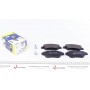 Колодки гальмівні (передні) Renault Megane II 03-/Scenic II 03-08/Fiat Palio 97-/Siena/Albea 01-12