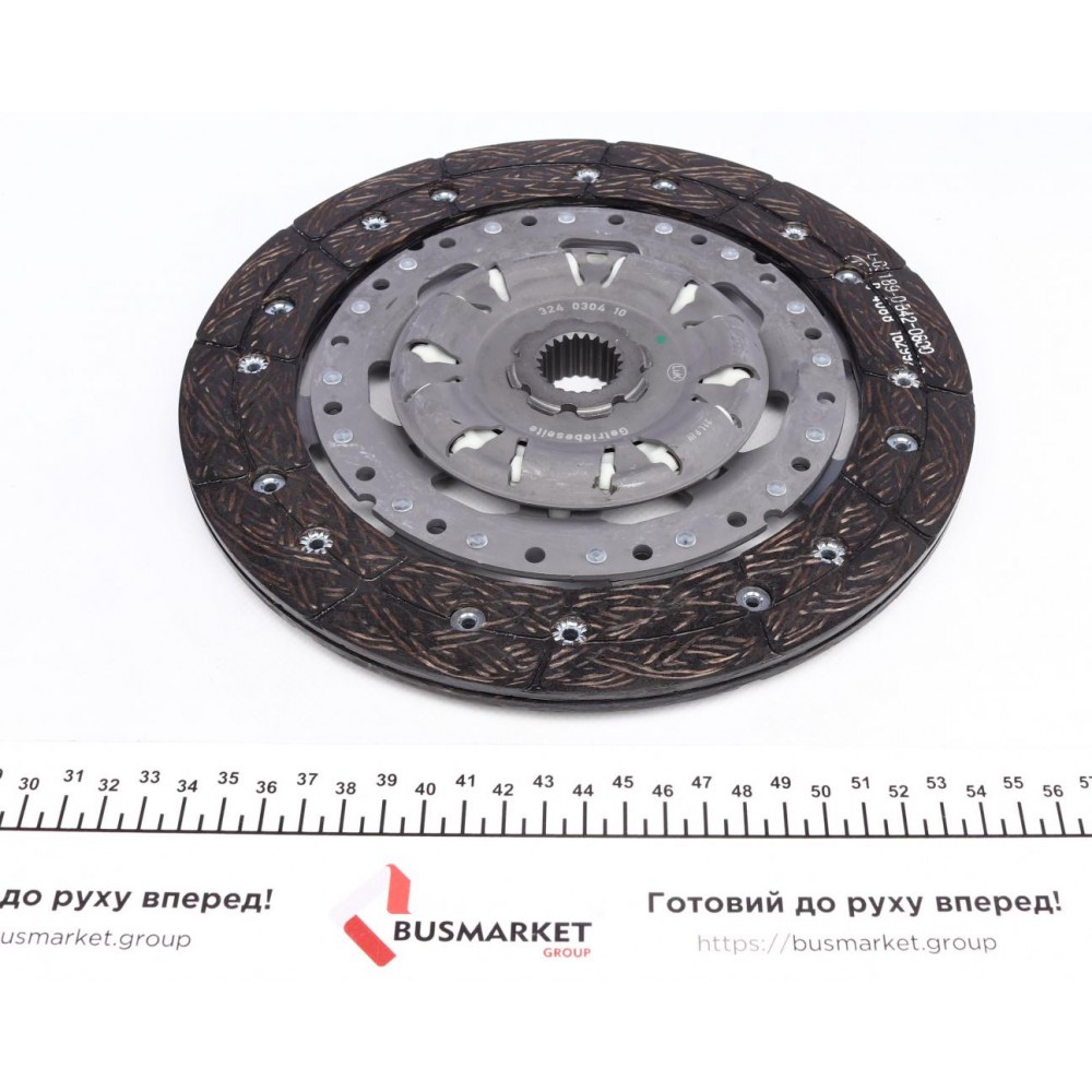 Комплект зчеплення Ford Mondeo III 2.0 TDCi/TDDi 00-09 (d=240mm) (+вижимний)