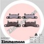 Колодки гальмівні (задні) VW Touareg/Porsche Cayenne 10- (187.4x76)(Brembo)(з низьким продукуванням пилу)