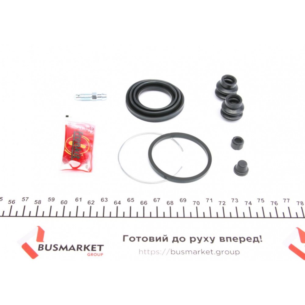 Ремкомплект супорта (заднього) Mitsubishi Pajero 00- (d=45mm) (+поршень) (Akebono)