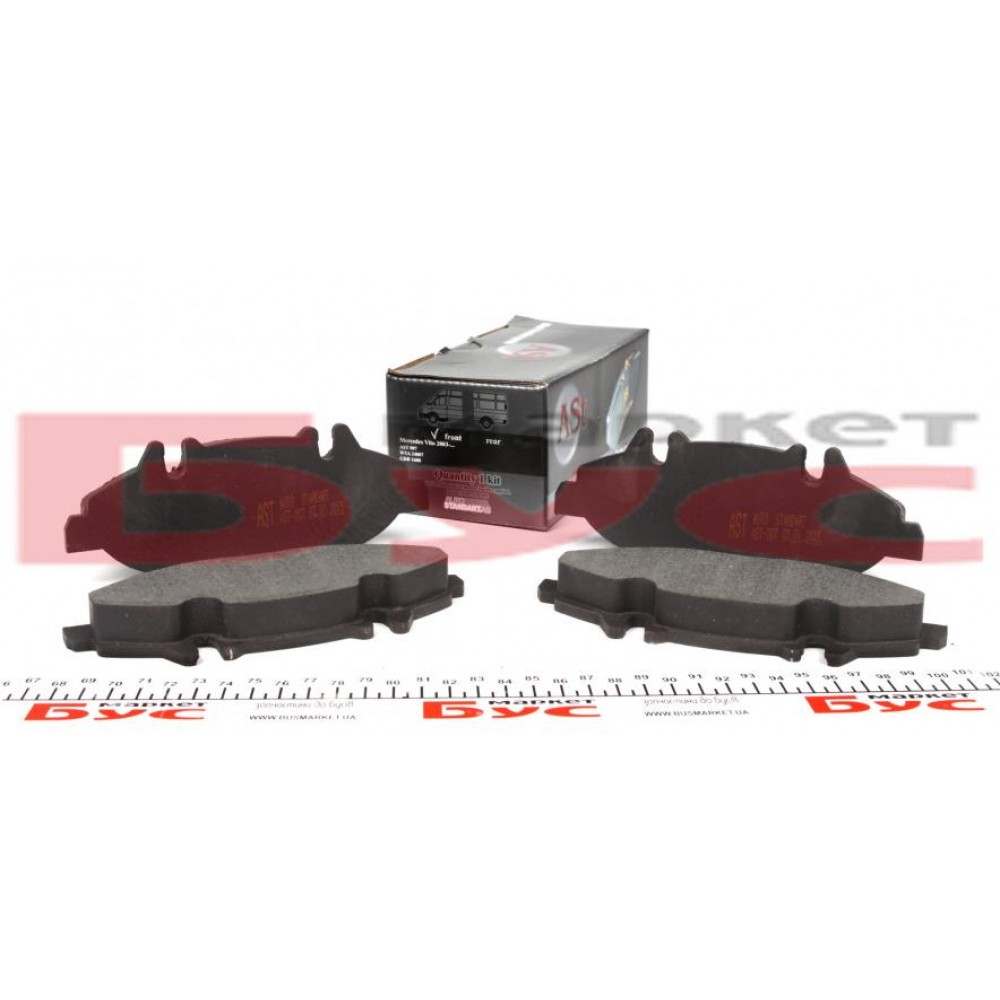 Колодки гальмівні (передні) MB Vito (W639) 03-