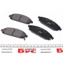 Колодки гальмівні (передні) Jeep Grand Cherokee 05-11 (Akebono) Q+
