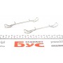 Планка супорта (переднього) прижимна (к-кт) Peugeot 306/Opel Vectra A 88-02 (Ate)