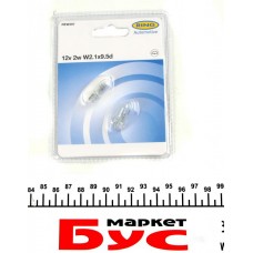 Автолампа W2W 12V 2W W2.1x9.5d Standard (без цоколя) (блістер/2шт.)