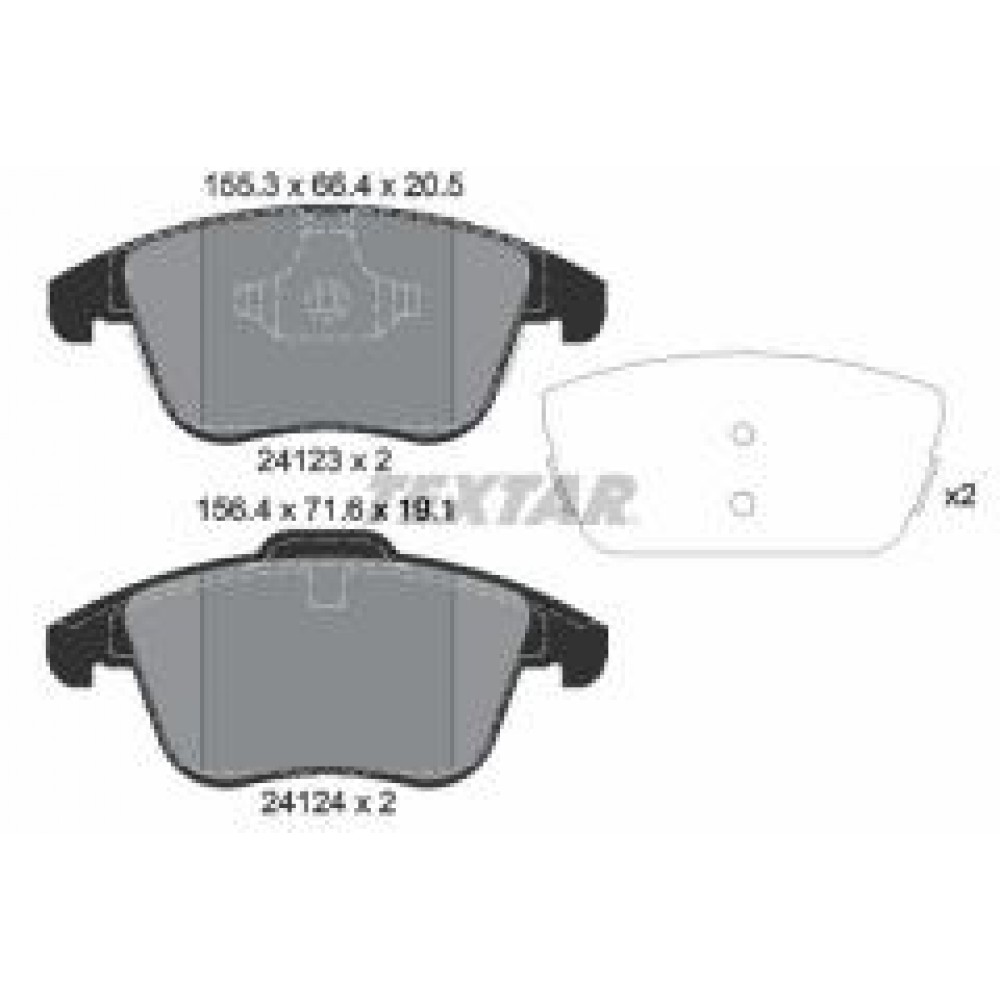 Колодки гальмівні (передні) Land Rover Range Rover Evoque 1.5-2.2D 11- (Teves) Q+
