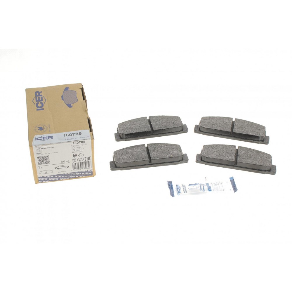 Колодки гальмівні (задні) Mazda 6 02-13/Mazda 323 91-04/626 III/V/RX-7 84-02
