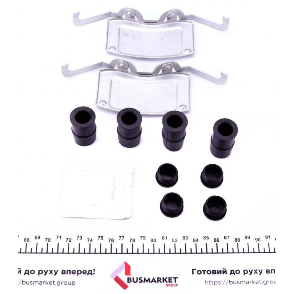 Планка супорта (переднього) прижимна (к-кт) VW T5 03-/T6 03- (Ate)