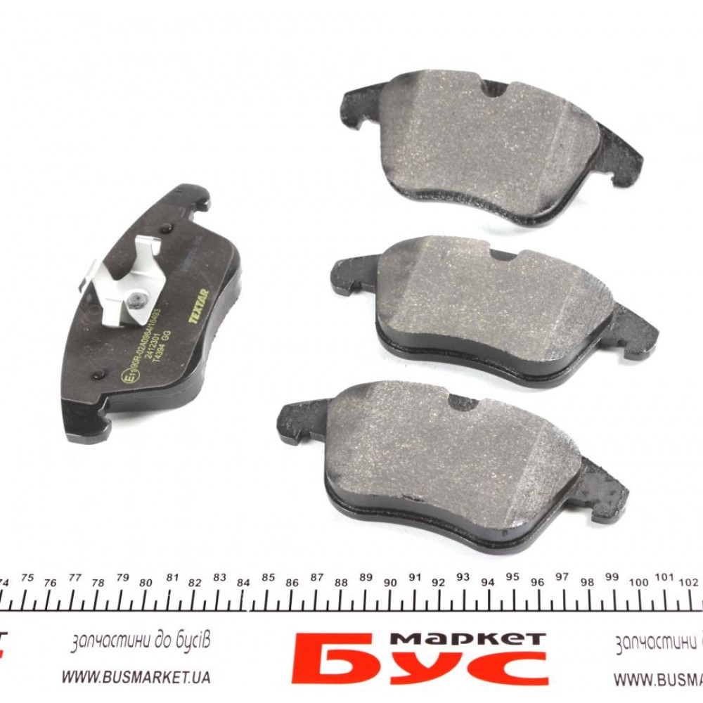 Колодки гальмівні (передні) Land Rover Freelander/Ford Mondeo IV 1.8-2.5 07- (Teves) Q+