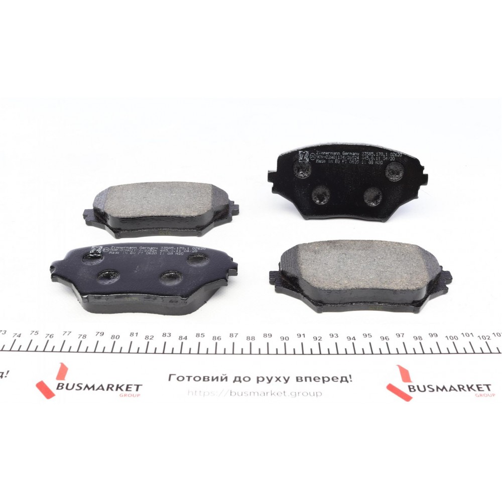 Колодки гальмівні (передні) Toyota Rav 4 II 00-05 (Akebono)
