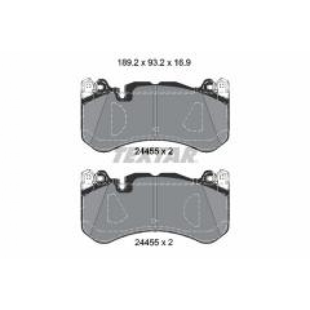 Колодки гальмівні (передні) MB MB C /E /GLC/ S-class (W205/W212/X253/W222) AMG 11- (Brembo)