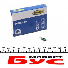 Автолампа W1.2W 12V 1.2W W2x4.6d (без цоколя, зелена)