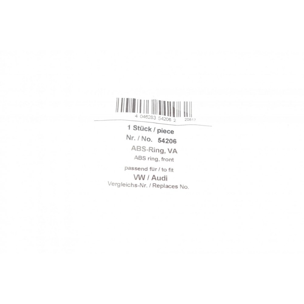 Кільце ABS (переднє) Ford Galaxy/VW Sharan 97-10
