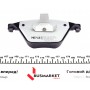 Колодки гальмівні (передні) BMW 5 (F10,F18)/7 (F01,F02,F03,F04) 2.5D/3.0i 08-