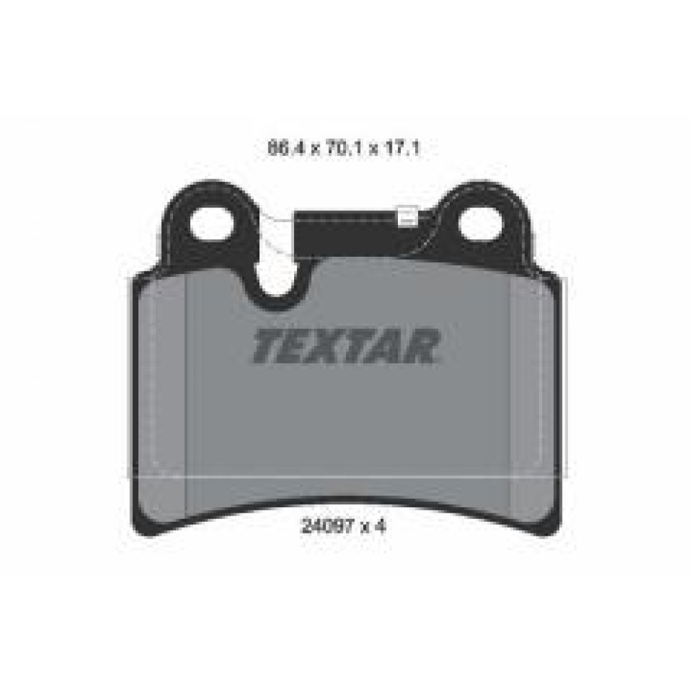 Колодки гальмівні (задні) VW Touareg 02-10 (Brembo)